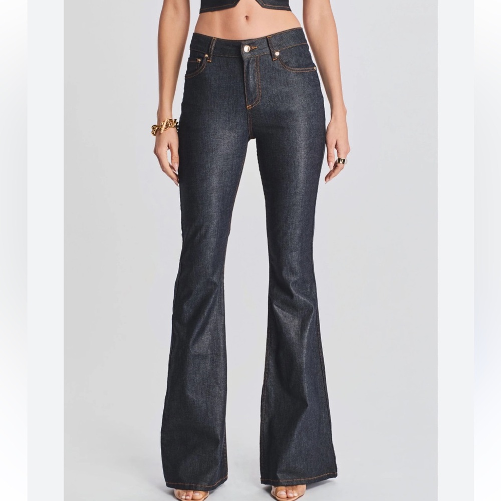 NWOT Retrofete Moore Mid Rise Flare Jean - Sold Out